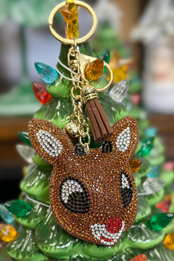 Classic Christmas Character Bling Keychains
