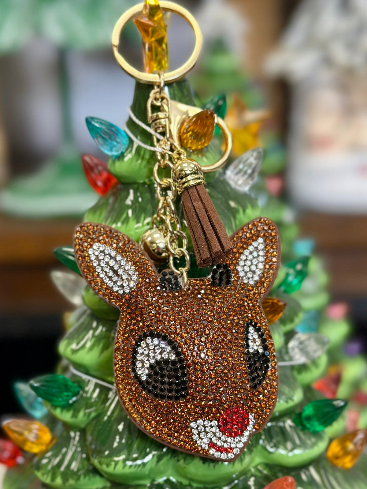Classic Christmas Character Bling Keychains