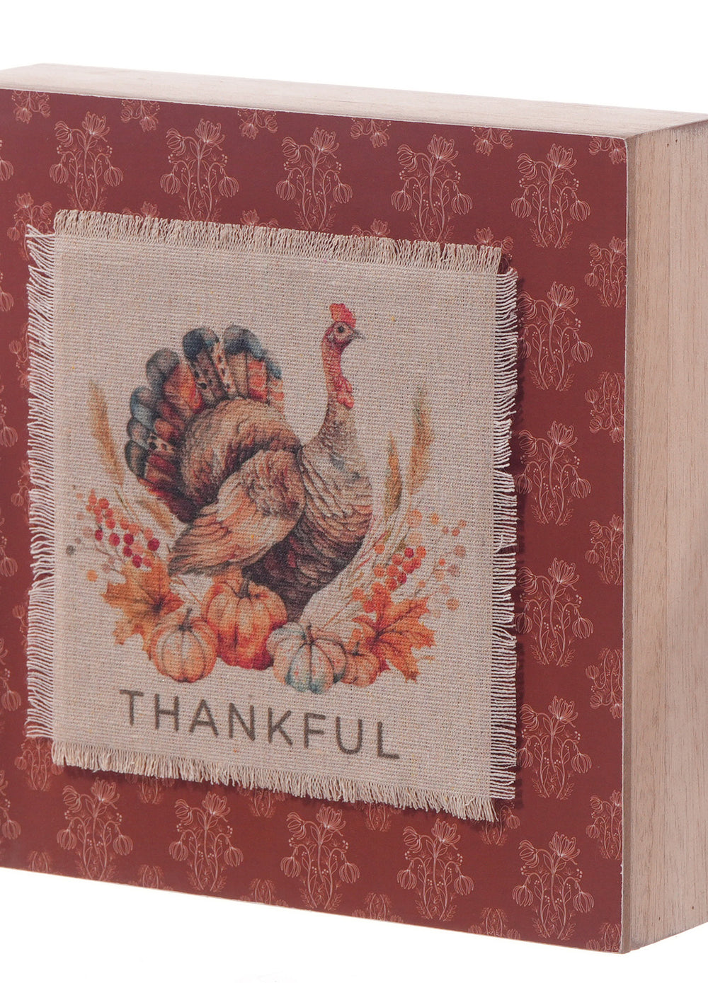 Fabric Autumn Block Sign