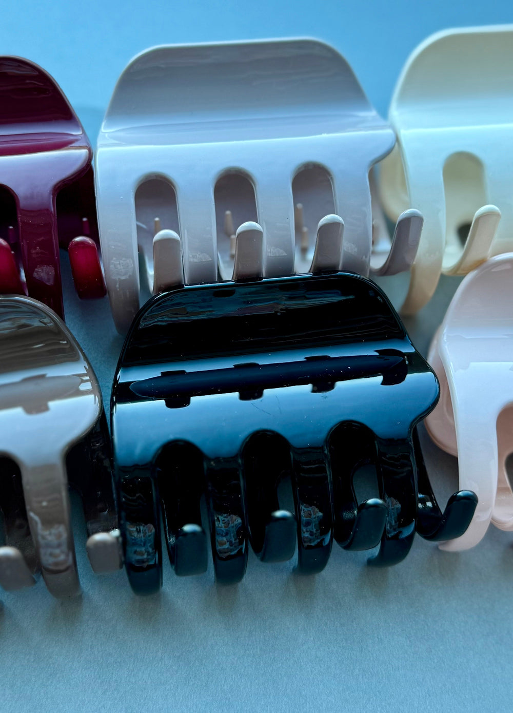 Square Accordion Claw Clip -Multiple Colors!