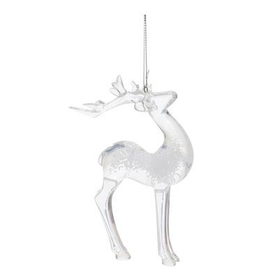 Frosty Deer Ornament