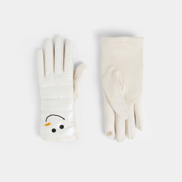 Snowman Time Touchscreen Gloves