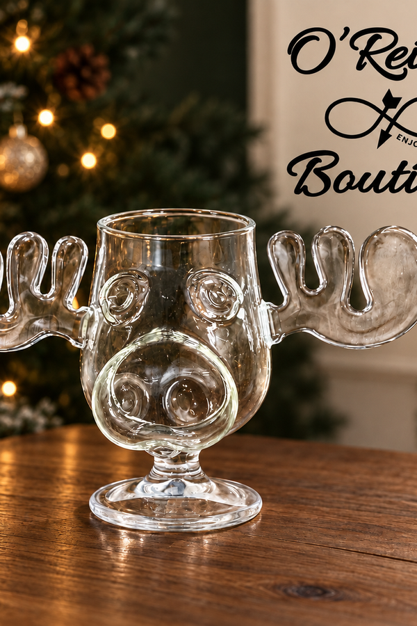 Moose Drinking Glass