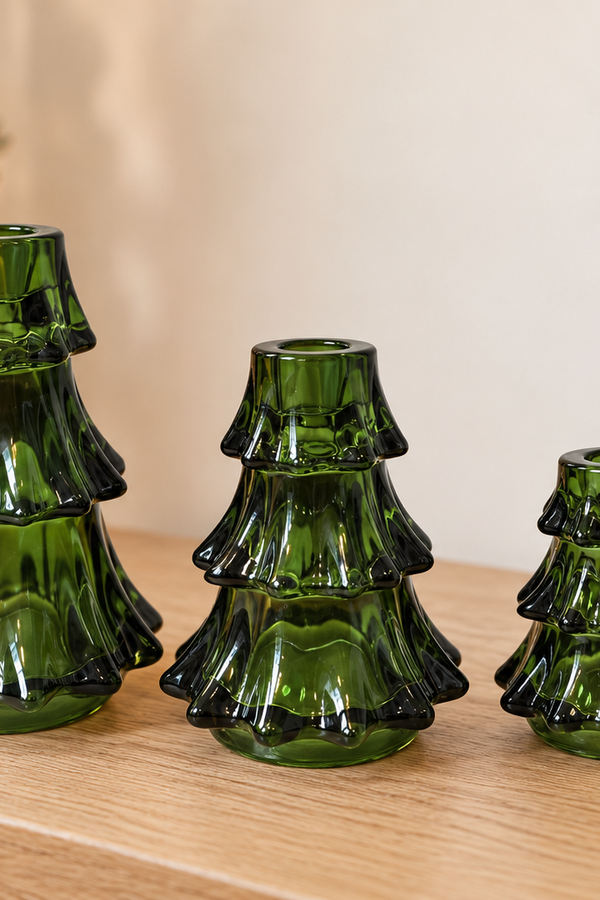 Glass Tree Candle Holder - Multiple Sizes