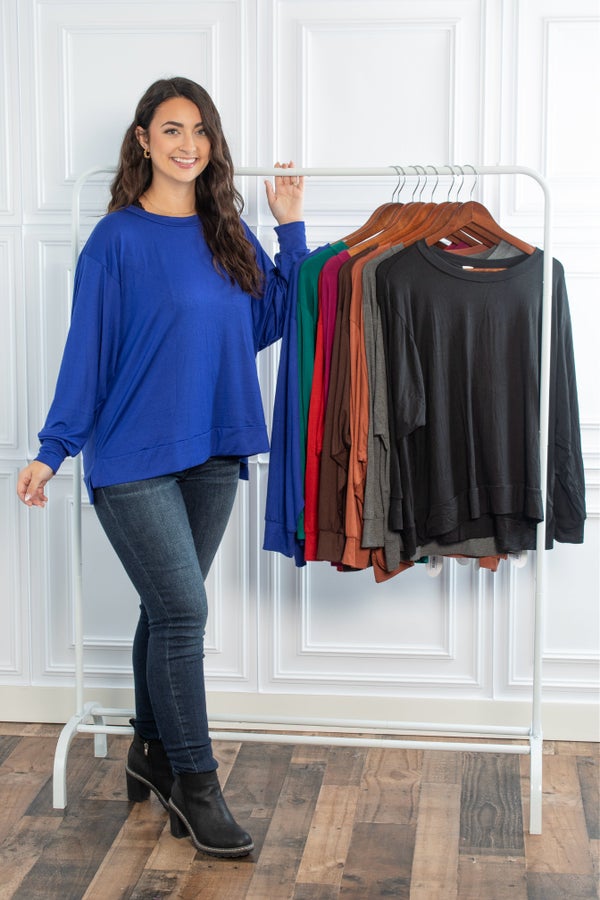 Own the Day Top- Multiple Colors
