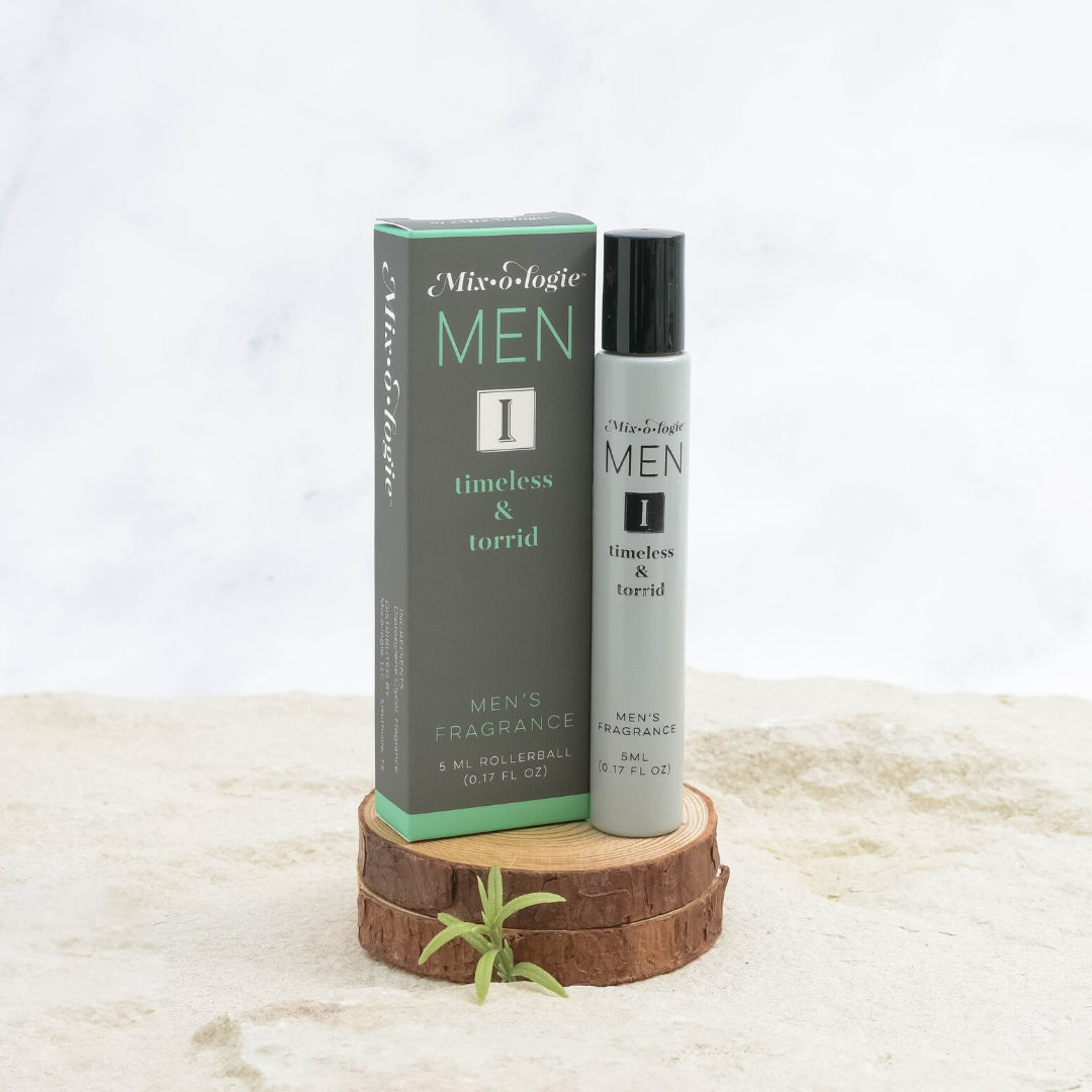 PREORDER- Rollerball Cologne for Men (5 mL) with Free Bar Soap by Mixologie