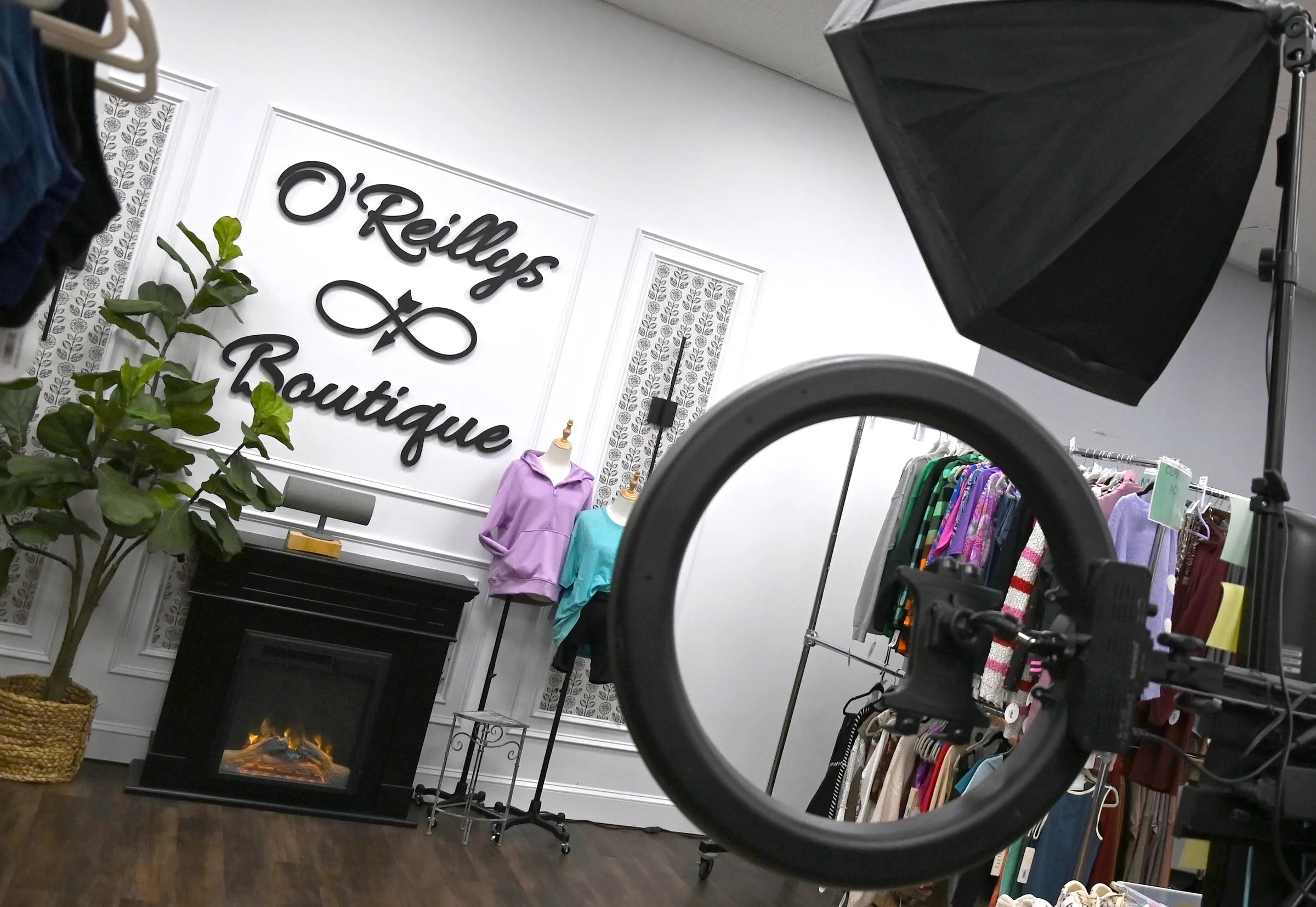 O'Reillys Boutique live shopping studio
